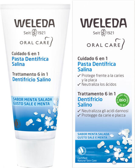 Weleda Dentifricio Salino Senza Fluoro 75 ml