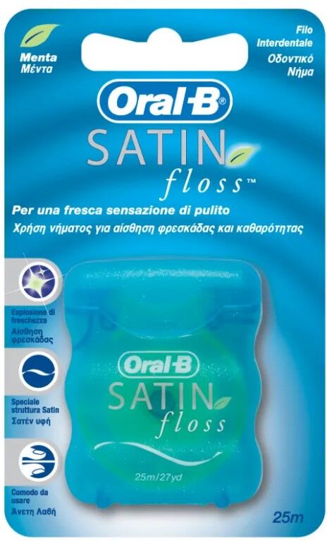 Oral-B Satin Floss Filo Interdentale 25 Metri