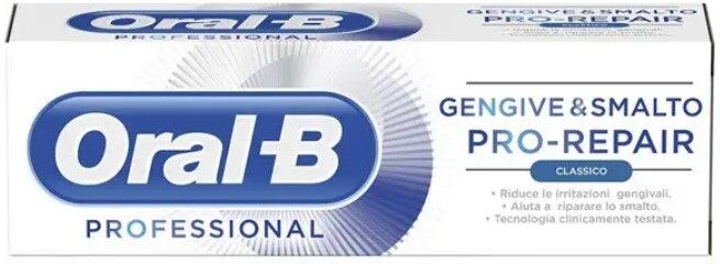 Oral-B Dentifricio Gengive & Smalto Repair Classico 75 ml