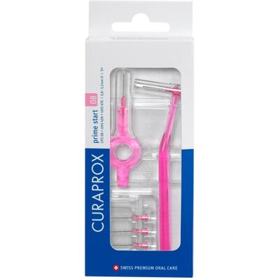 Spazzolini Interdentali Curaprox CPS 08 Prime Start - Efficaci, Ultrasottili, Sistema a clic Spazzolini Interdentali Curaprox CPS 08 Prime Start - Efficaci, Ultrasottili, Sistema a clic