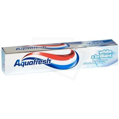 Dentifricio Aquafresh Bianco e Brillante - Dentifricio Dentifricio Aquafresh Bianco e Brillante - Dentifricio