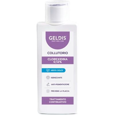 Geldis Clorochidina 0,12% Menta 200ml Collutorio Geldis Clorochidina 0,12% Menta 200ml Collutorio