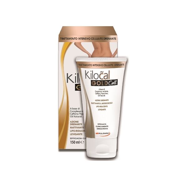 kilocal gold cell crema drenante anticellulite 150 ml