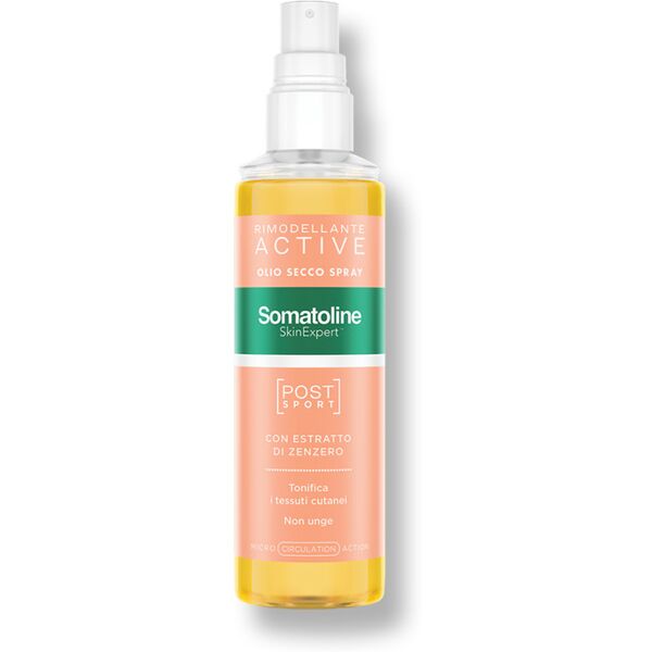 somatoline olio secco spray post sport 125 ml