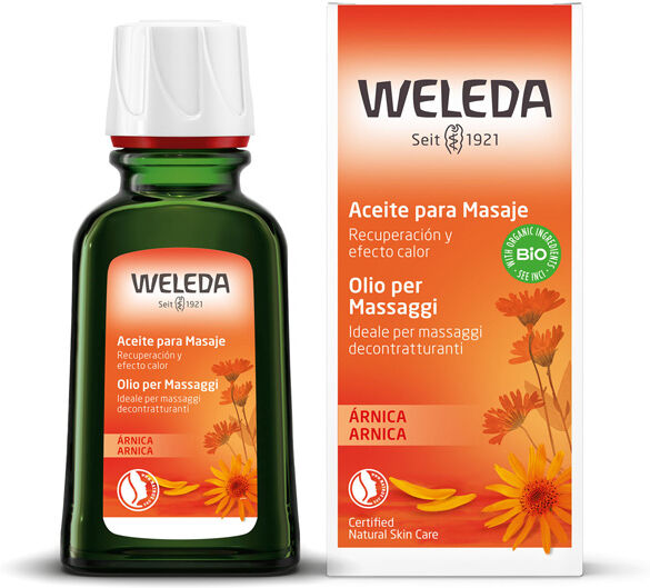 weleda arnica olio per massaggio corpo 50 ml