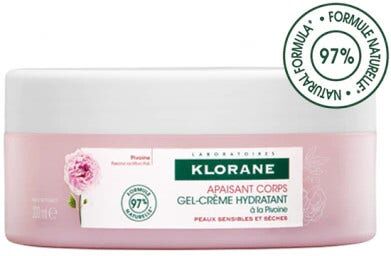 klorane peonia gel crema idratante corpo 200 ml