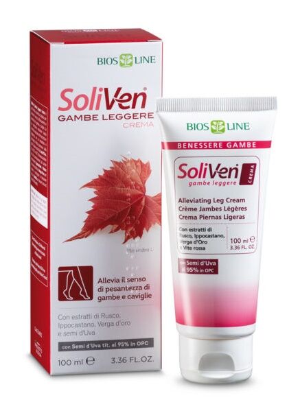 Bios Line Soliven Crema Contro La Pesantezza Alle Gamabe 100 ml