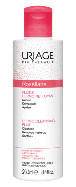 Uriage Rosèliane Fluido Dermodetergente Anti-arrossamento Pelle Sensibile 250 ml