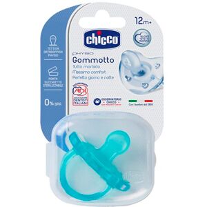 Chicco Physio Soft Gommotto Ciuccio Blu In Silicone +12 Mesi