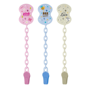 Chicco Clip Con Catenella Mixed Colors 1 Pezzo