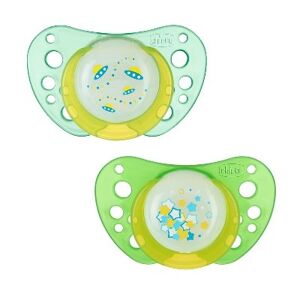 Chicco Succhietto Air Luminoso Silicone 6-16 2 Pezzi