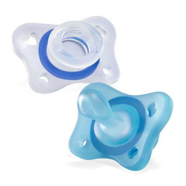 chicco gommottino physioforma boy in silicone per bambino 2-6 mesi 2 pezzi