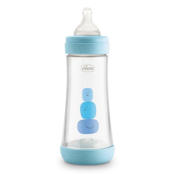 chicco biberon perfect 5 silicone flusso veloce boy +4 mesi 300 ml