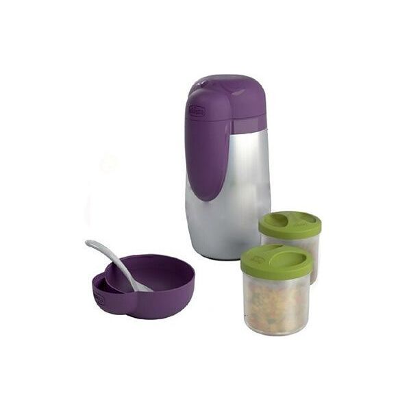 chicco portavivande termico acciaio inox 2 pezzi 250 ml