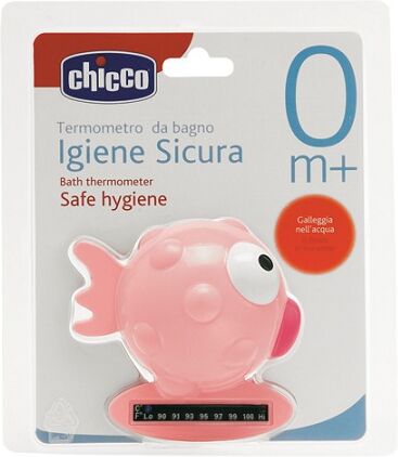 chicco termometro da bagno pesce rosa 0m+