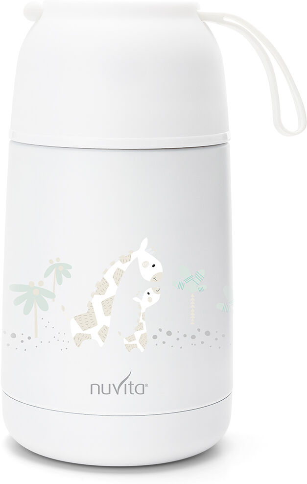 nuvita contenitore termico bianco cibi liquidi solidi 620 ml