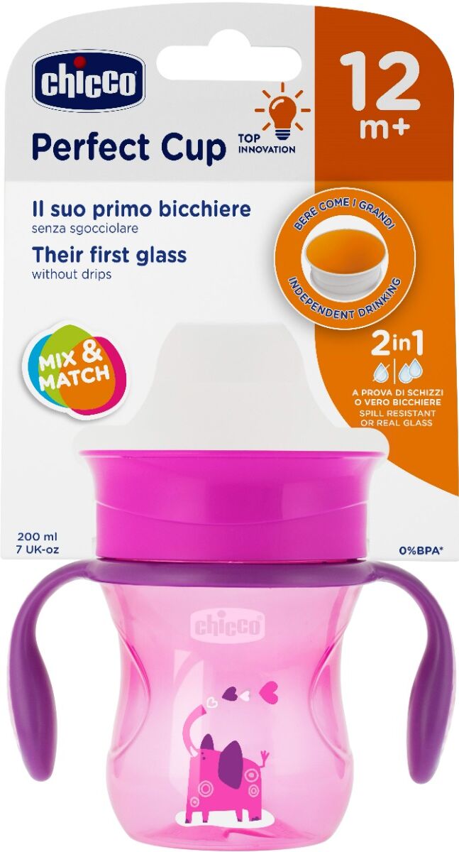 chicco perfect cup 12m+ rosa