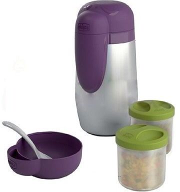 chicco portavivande termico acciaio inox 2 pezzi 250 ml