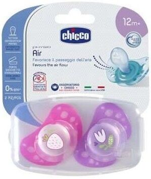 Chicco Succhietto Air Boy Silicone 16-36 2 Pezzi