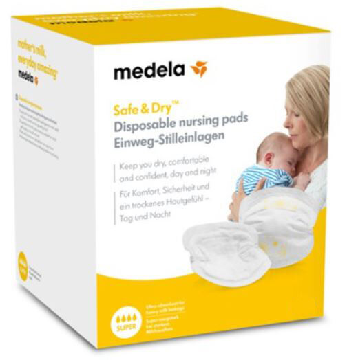 Medela Safe&Dry Coppetta Assorbil30 Pezzi