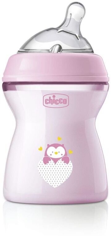 Chicco Biberon Natural Feel Pp 2 Mesi+ 250 ml Rosa