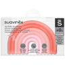 Suavinex Anello Dentizione Step 1 +0 Mesi Arcobaleno Rosa