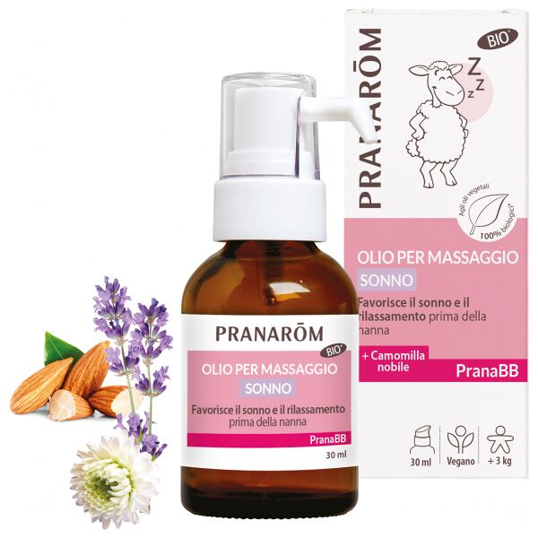 pranarom pbb sonno olio massaggio 30 ml