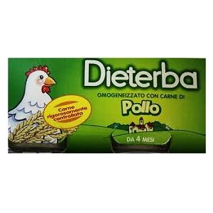 Dieterba Omogeneizzato Pollo 3 Vasetti Da 80 G