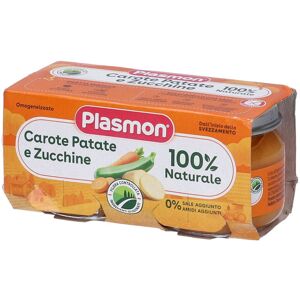 Plasmon Omogeneizzato Carote, Patate e Zucchine 2 x 80 g