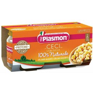 Plasmon Omogeneizzati Ceci/Zucca 2X80 g