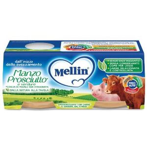 Mellin OMOGENEIZZATO Di Manzo Prosciutto E Verdure 2 X 120 G