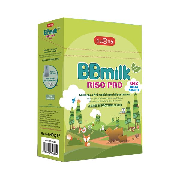 buona bbmilk riso pro 0-12 400 g