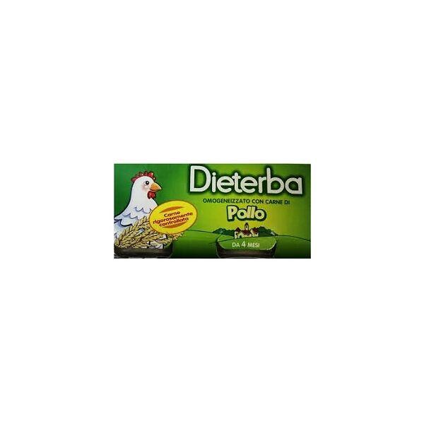 dieterba omogeneizzato pollo 3 vasetti da 80 g