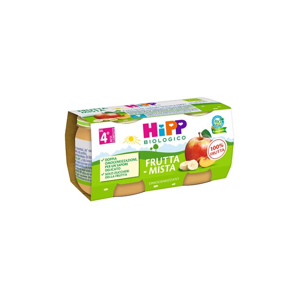 hipp bio omogeneizzato frutta mista 2x80 g