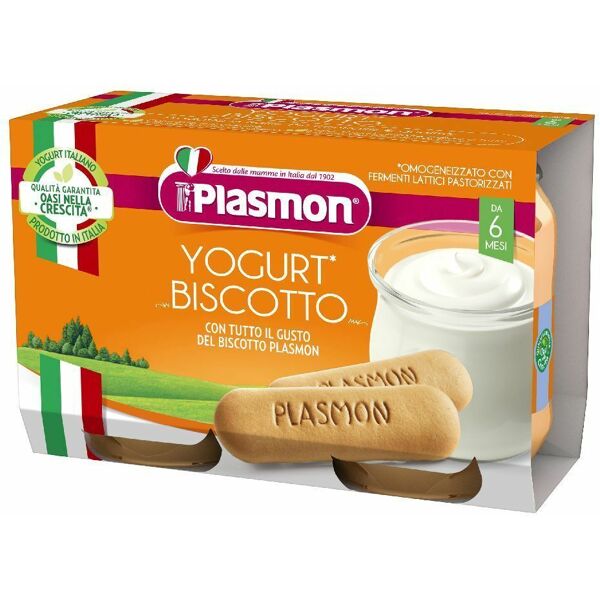 plasmon merenda yogurt e biscotto 2 x 120 g