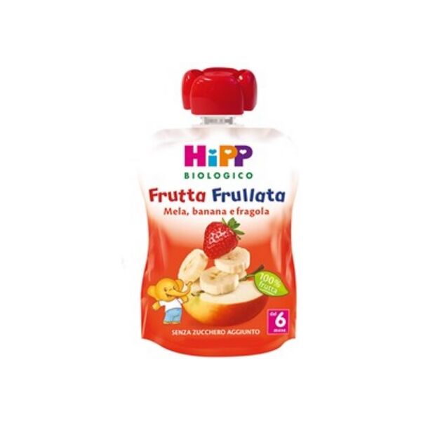 hipp bio frutta frullata mela banana fragola 90 g