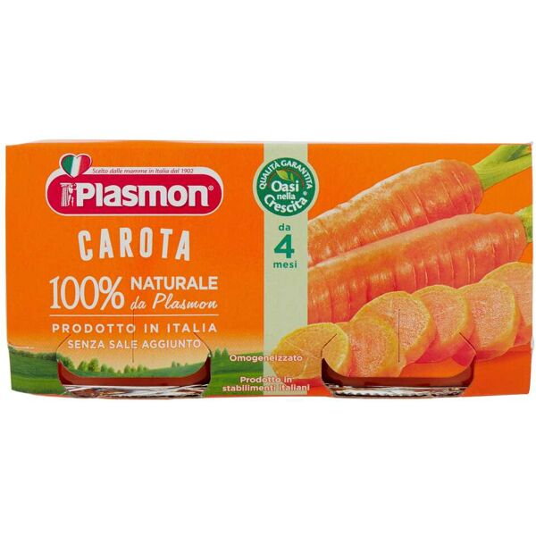 plasmon omogeneizzato carote 2 vasetti 80 g