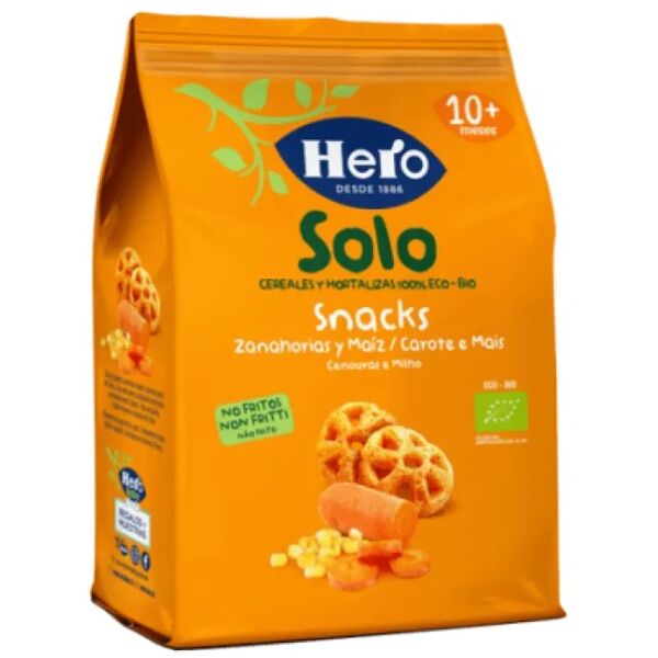 hero solo hero baby solo snack carota mais 40 g