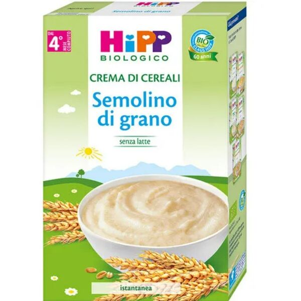 hipp bio crema di cereali semolino di grano 200 g