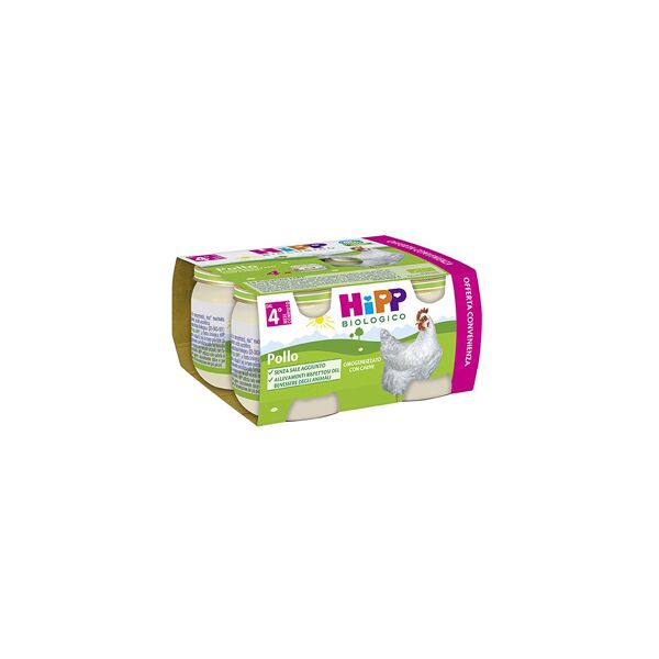 bio + hipp bio omog pollo 4x80 g