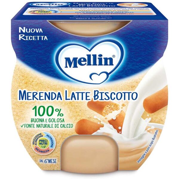 mellin merenda latte biscotto