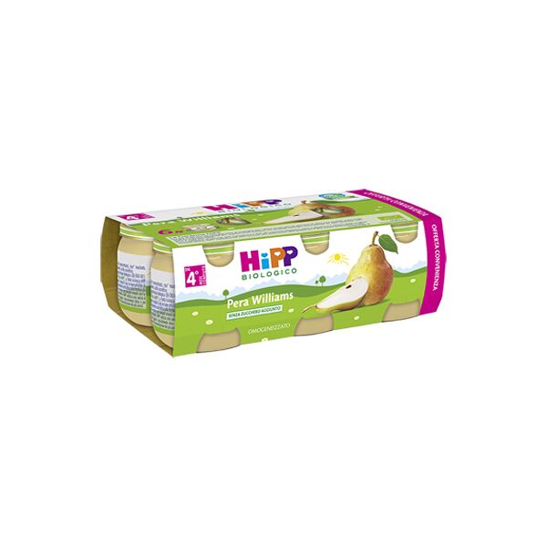 hipp bio omogenizzato pera will 6x80 g