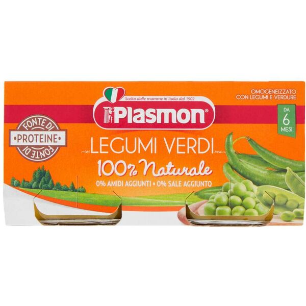 plasmon omog legumi verdi 2x80 g