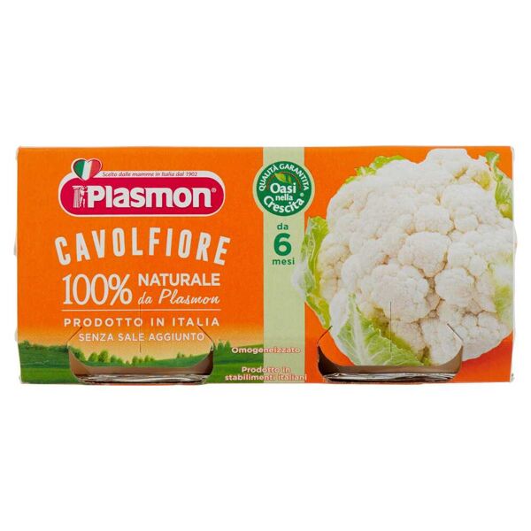 plasmon omogeneizzato cavolfiore 2x80 g