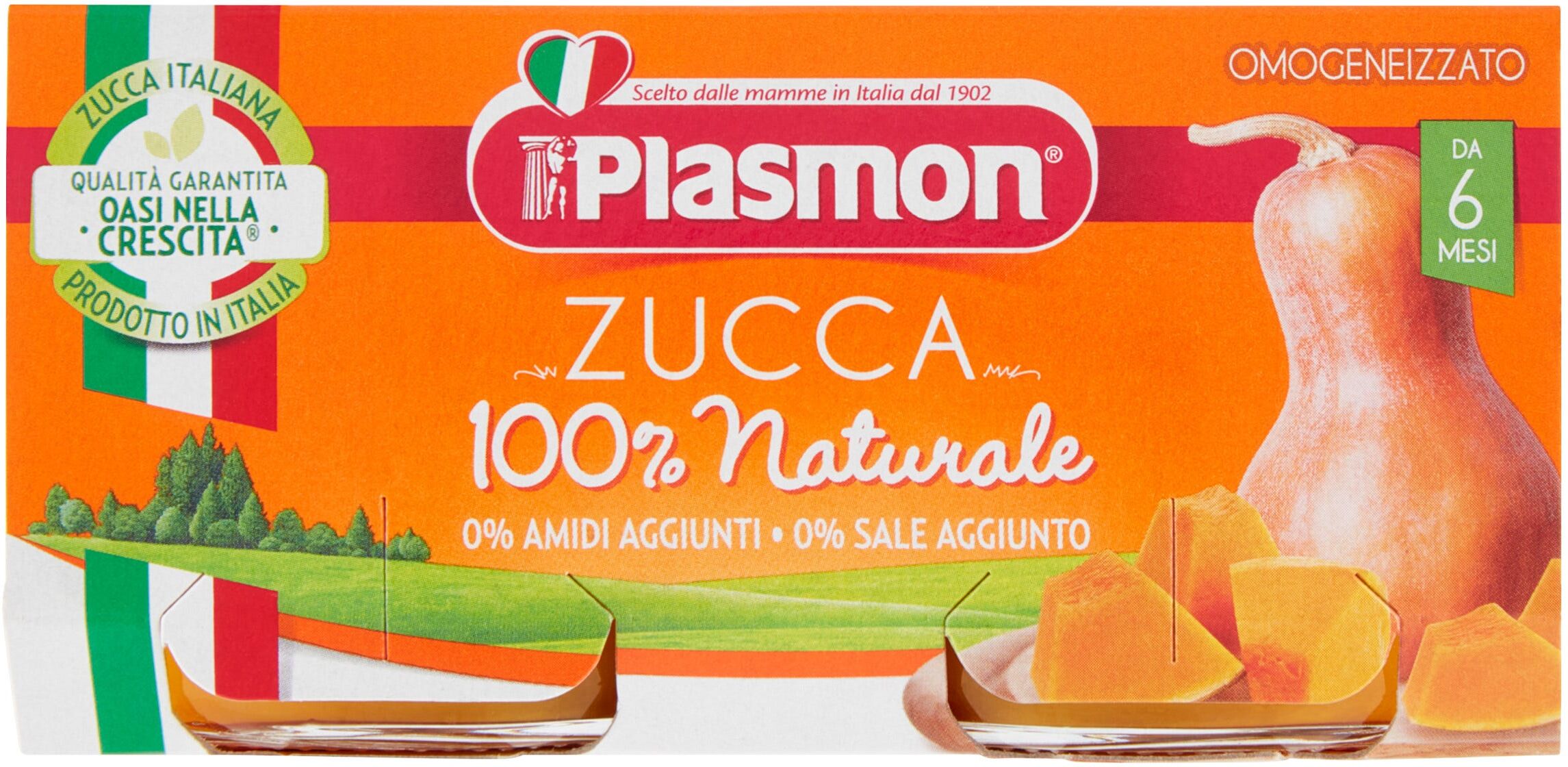 plasmon omog zucca 2x80 g