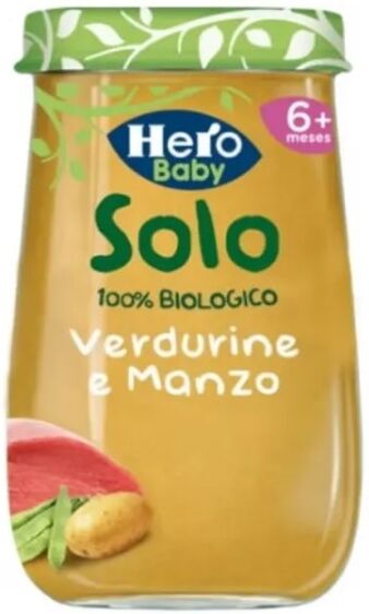 hero solo omogeneizzato verdurine con manzo 190 g