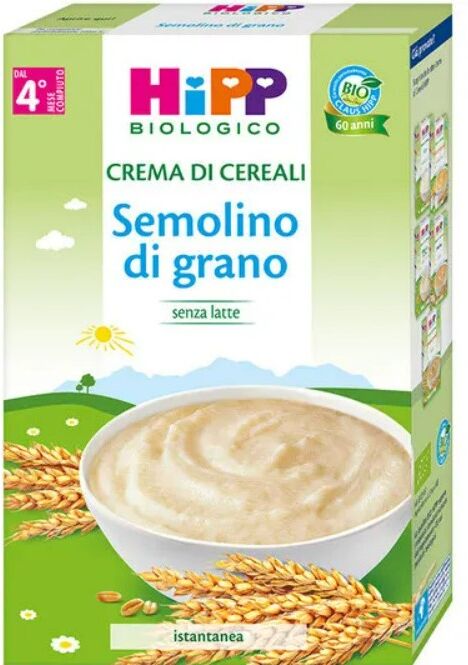 hipp bio crema di cereali semolino di grano 200 g