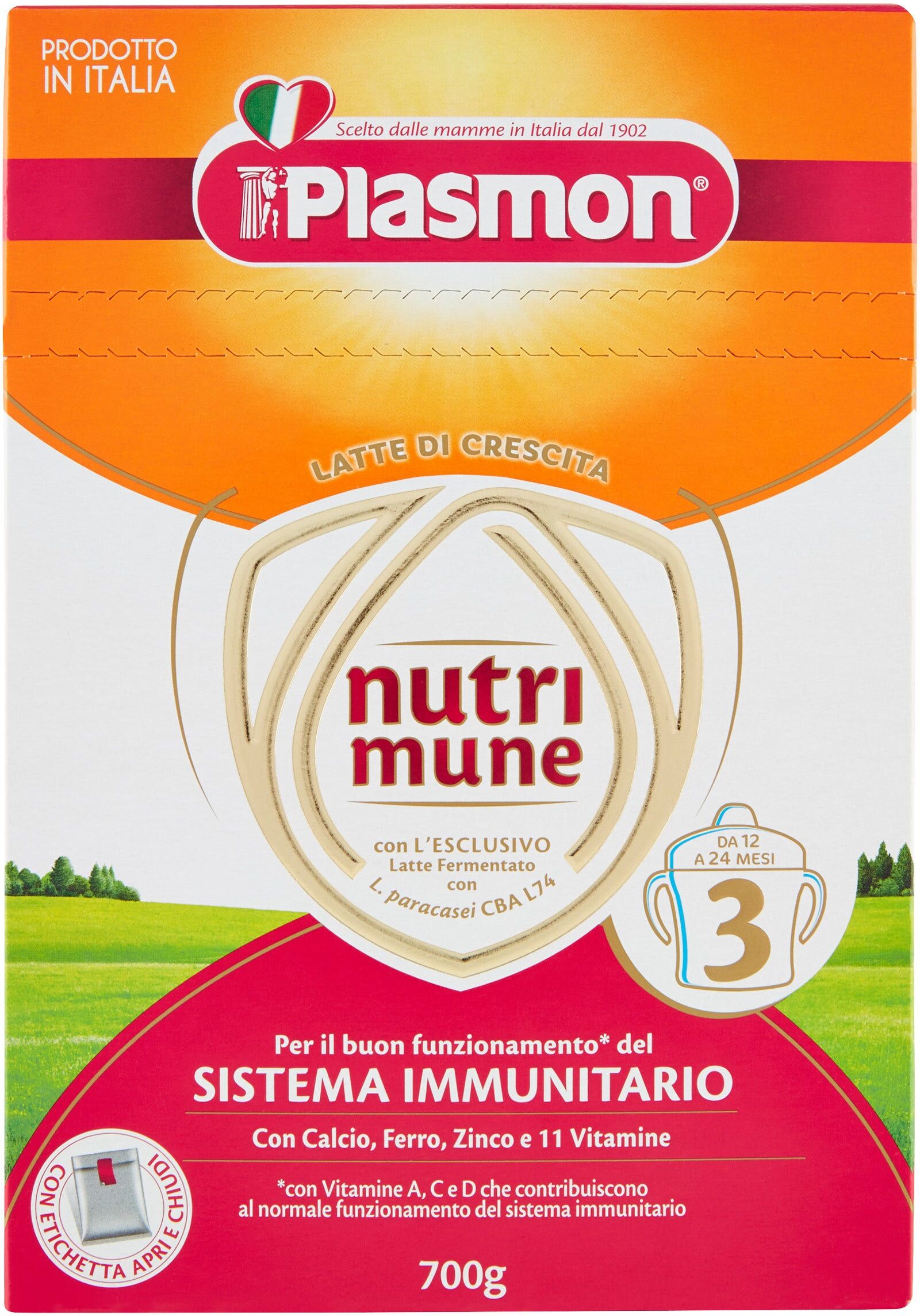 plasmon nutri-mune latte stage 3 polvere 700 g