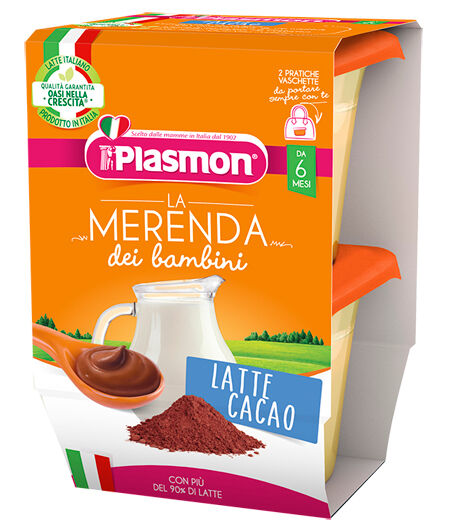 plasmon la merenda bambini latte cacao as