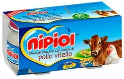 nipiol omogeneizzato di vitello e pollo 2 x80 g